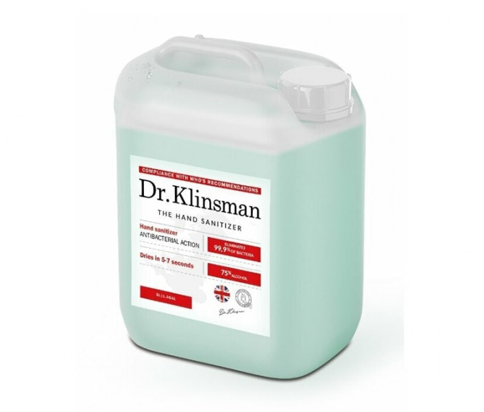 Антисептический раствор DR. KLINSMAN (75% спирт), 5 литров