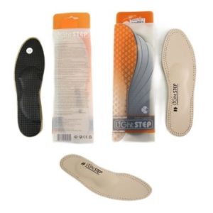 Мужские полужёсткие кожаные ортопедические стельки LightStep [CLONE] 760/1Л
